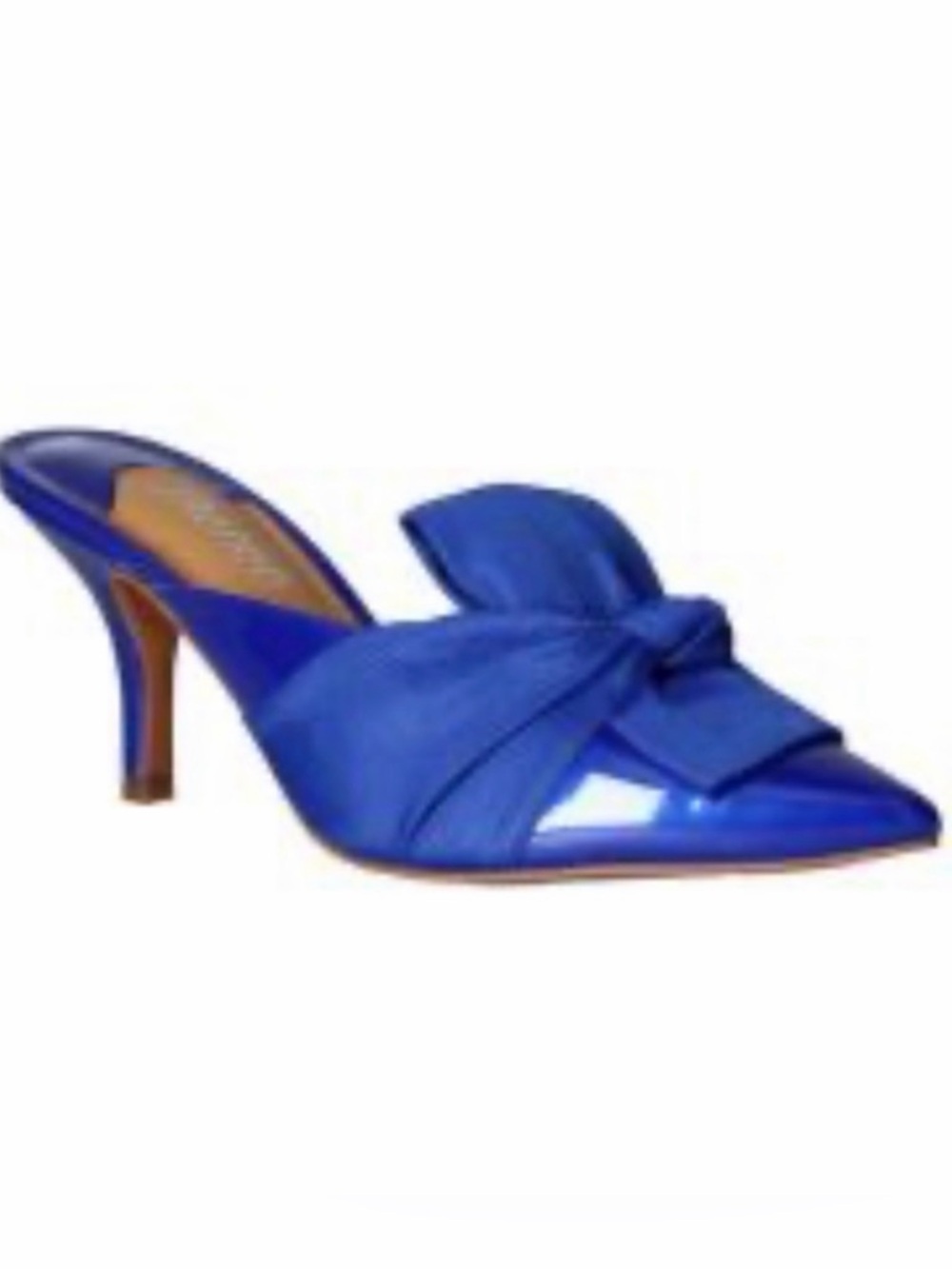 NIB J. Renee MIANNA Cobalt Patent Slide Stiletto size 8M